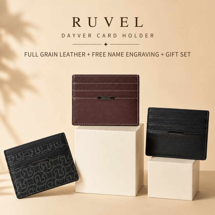 Dayver Leather Card Holder Wallet