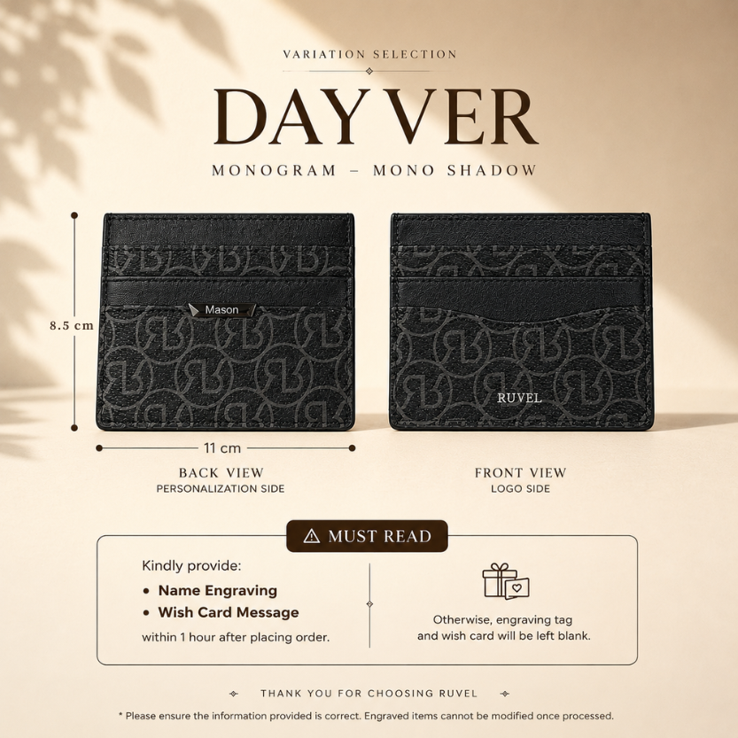 Dayver Leather Card Holder Wallet
