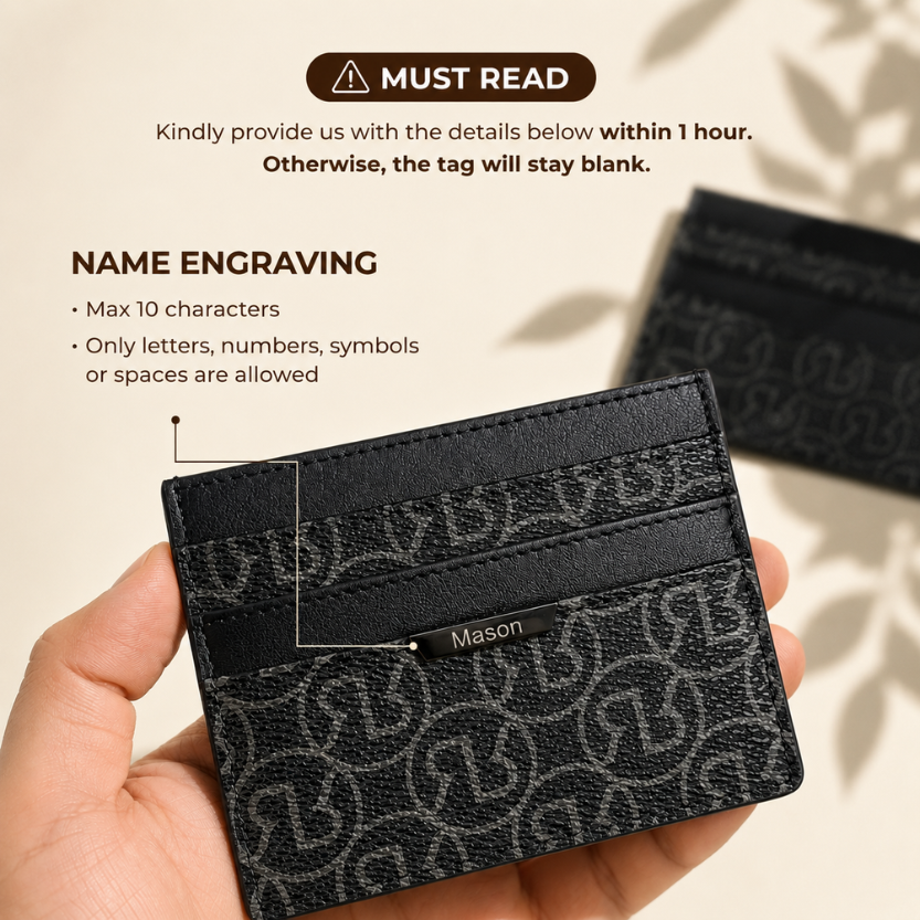 Dayver Leather Card Holder Wallet