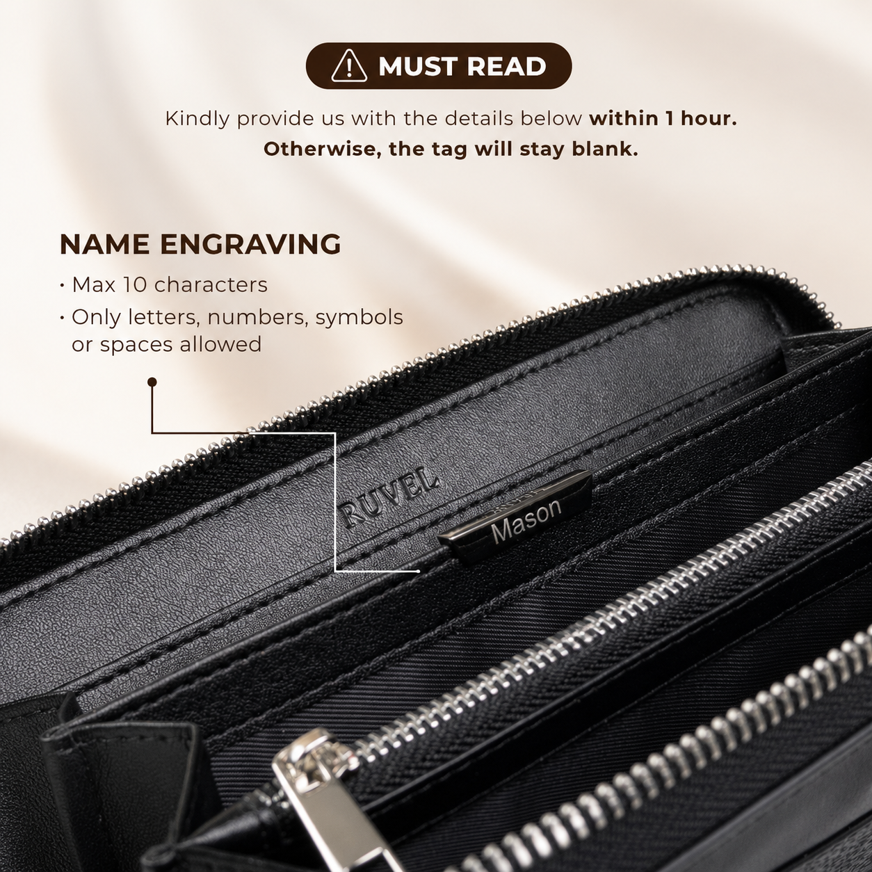 Montero Zipper Long Wallet