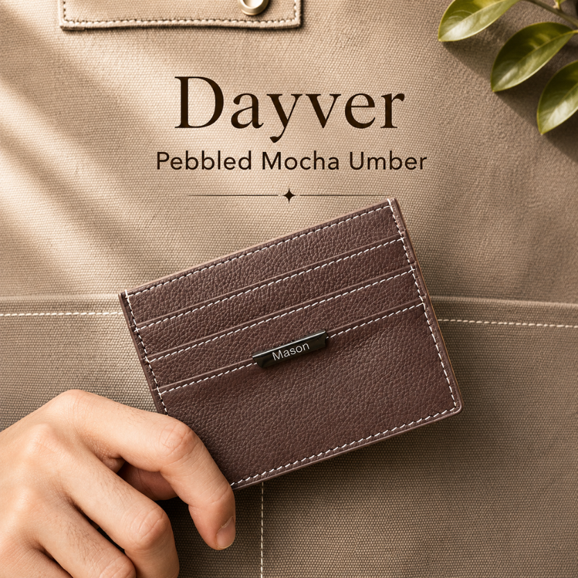 Dayver Leather Card Holder Wallet