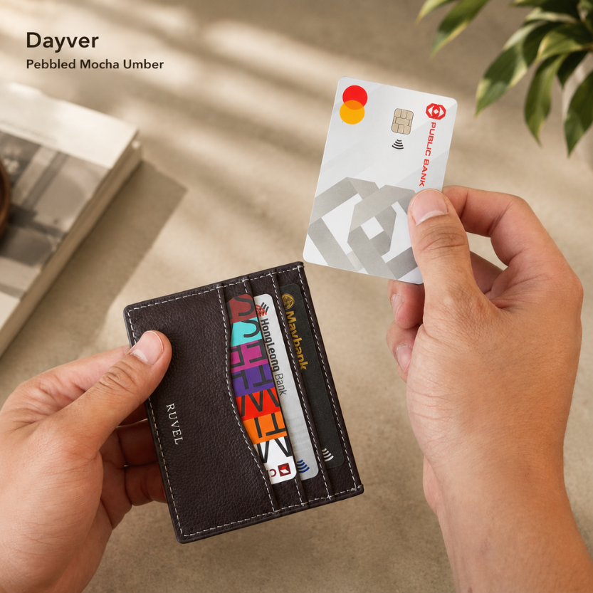Dayver Leather Card Holder Wallet