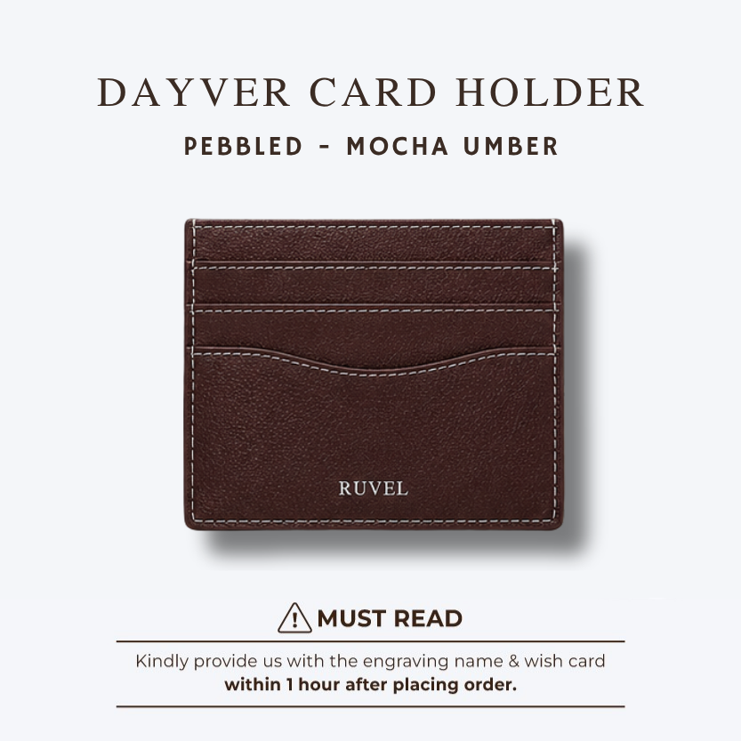 Dayver Leather Card Holder Wallet