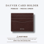 Dayver Leather Card Holder Wallet