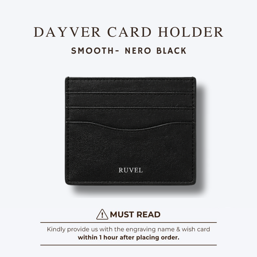 Dayver Leather Card Holder Wallet